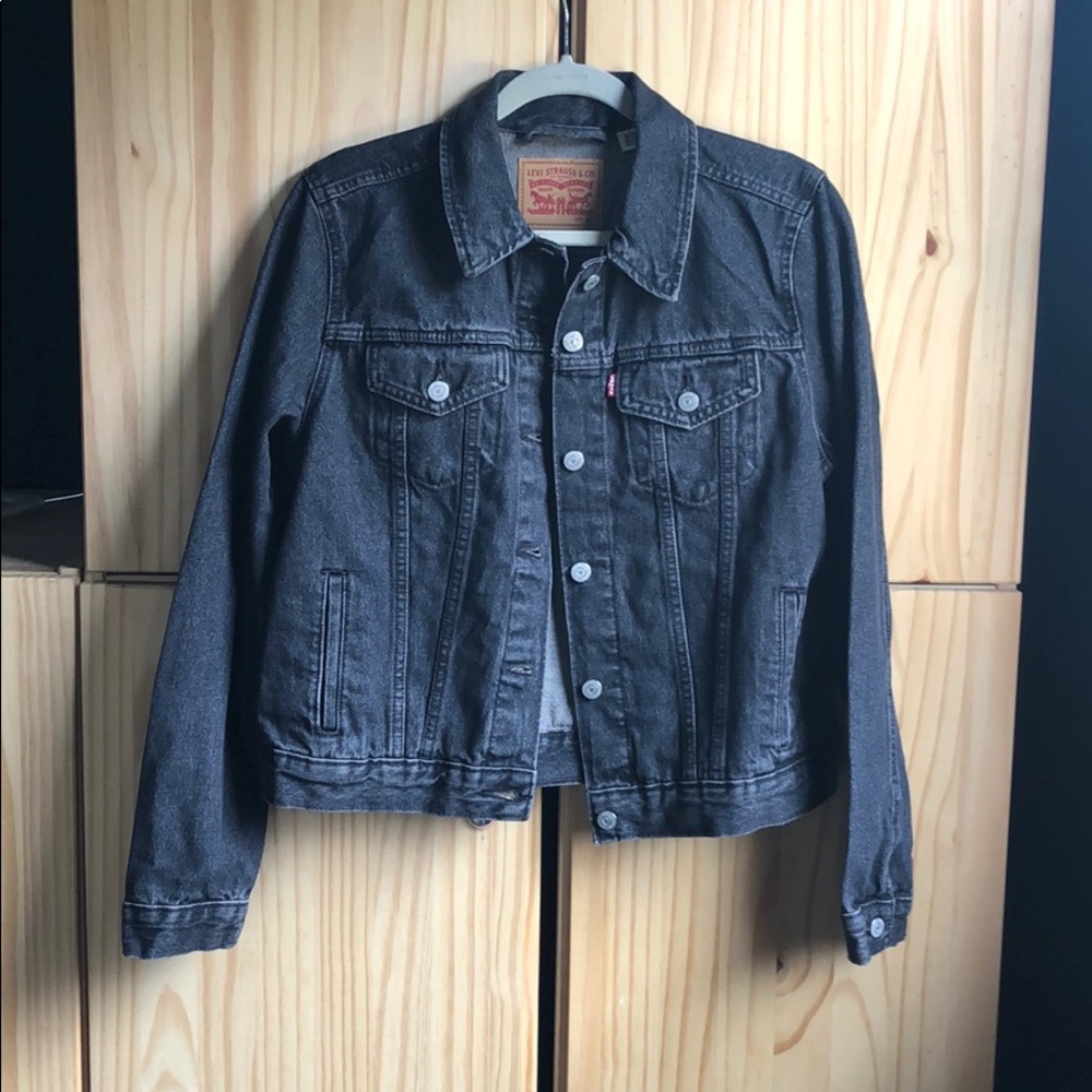 Levi Strauss & Co black jean jacket